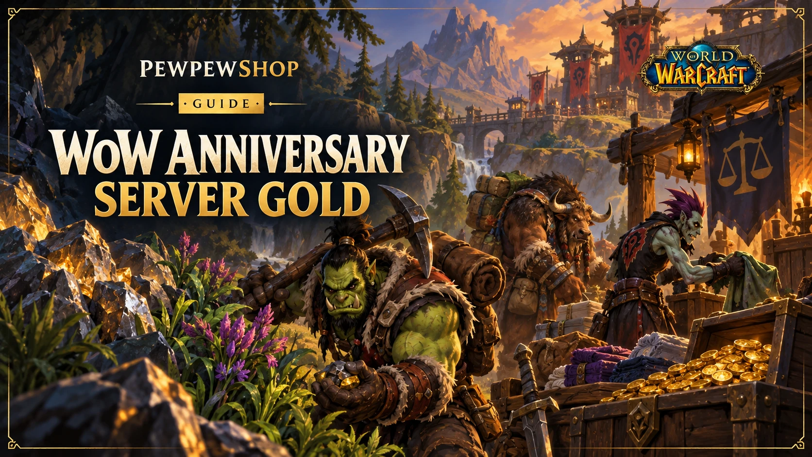WoW Anniversary Server Gold: How to Get It Fast — PEWPEWSHOP boosting guide