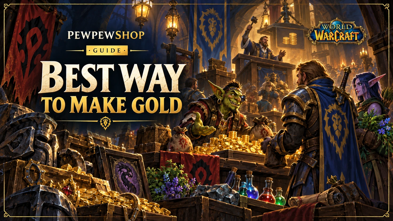 Best Way to Make Gold in WoW: Fastest Methods — PEWPEWSHOP boosting guide
