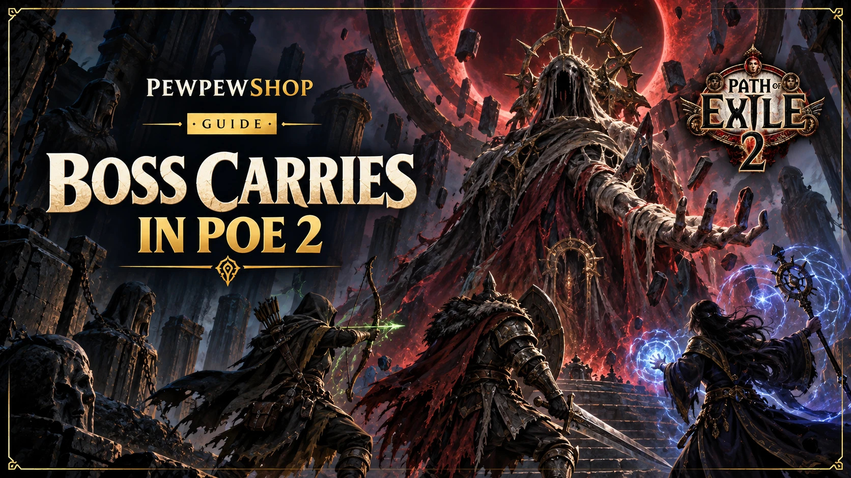 Boss Carries in PoE 2: When a Helping Hand Saves Hours — PEWPEWSHOP boosting guide