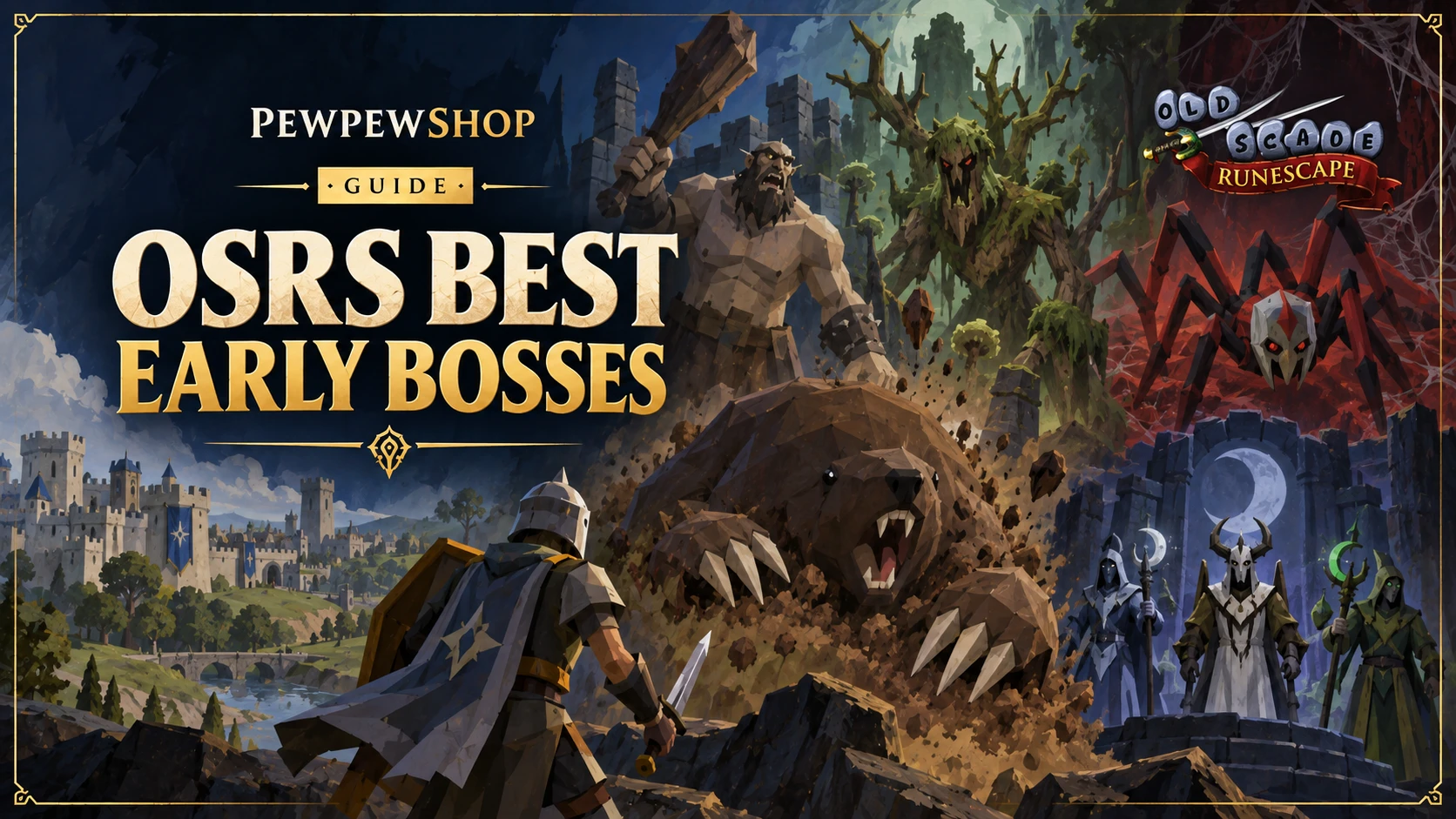 OSRS Best Early Bosses to Learn: Low-Requirement Money and Gear — PEWPEWSHOP boosting guide