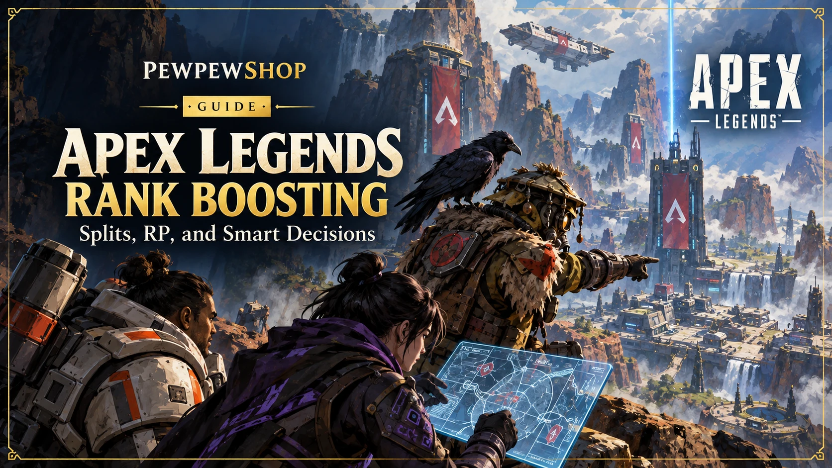Apex Legends Rank Boosting: Splits, RP, and Smart Decisions — PEWPEWSHOP boosting guide