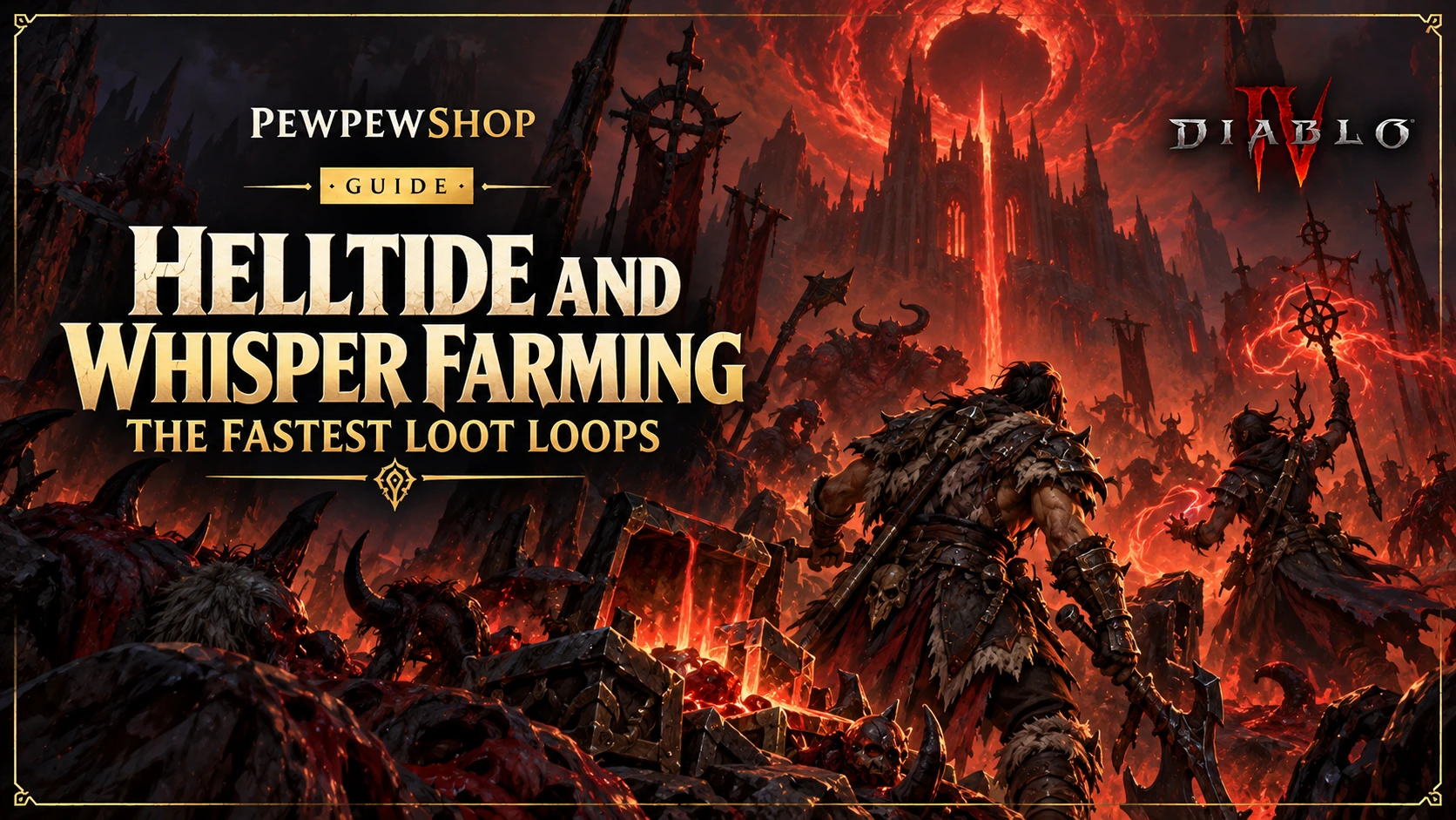 Diablo 4 Helltide and Whisper Farming: The Fastest Loot Loops — PEWPEWSHOP boosting guide