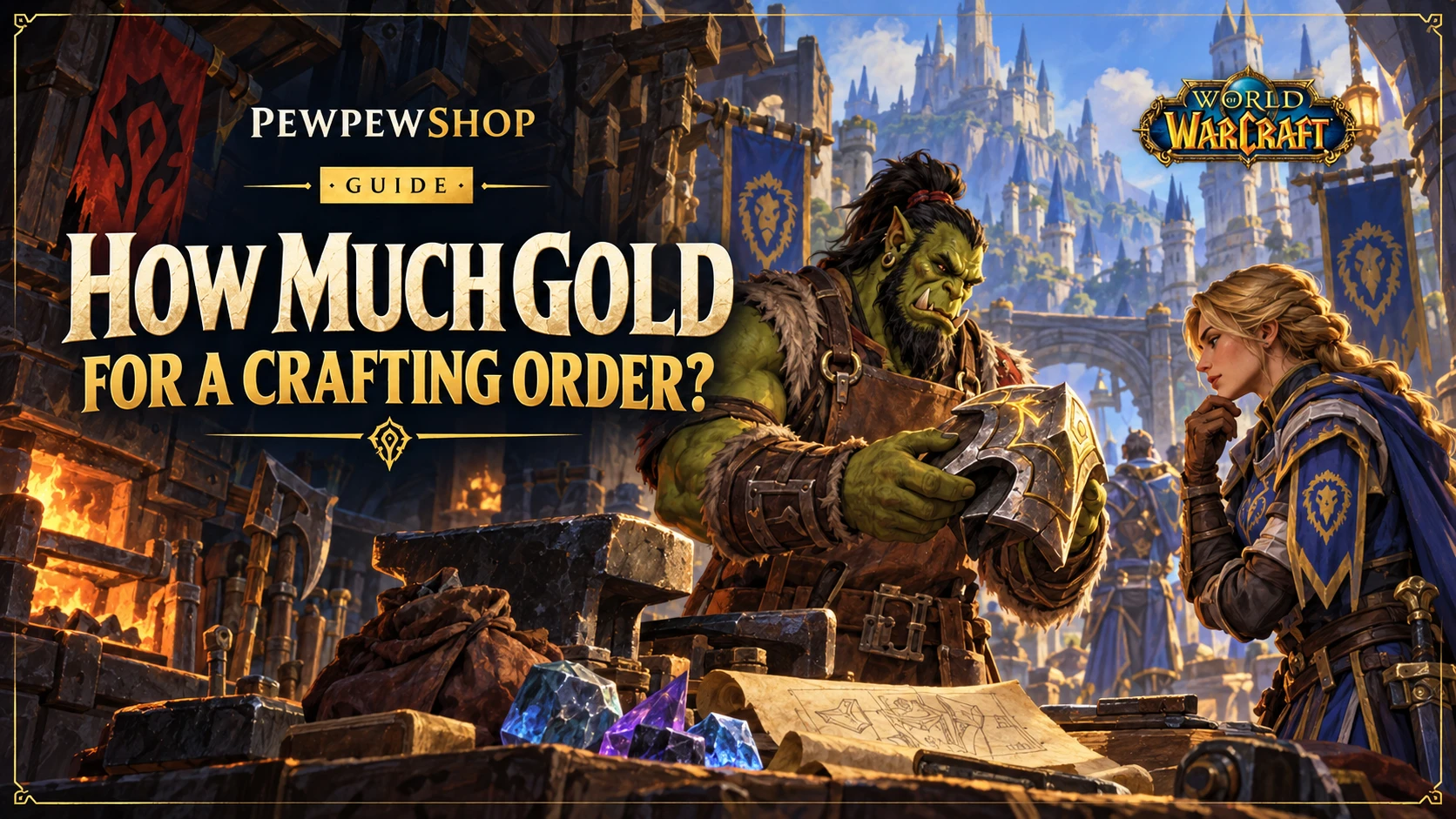 How Much Gold for a Crafting Order in WoW? — PEWPEWSHOP boosting guide