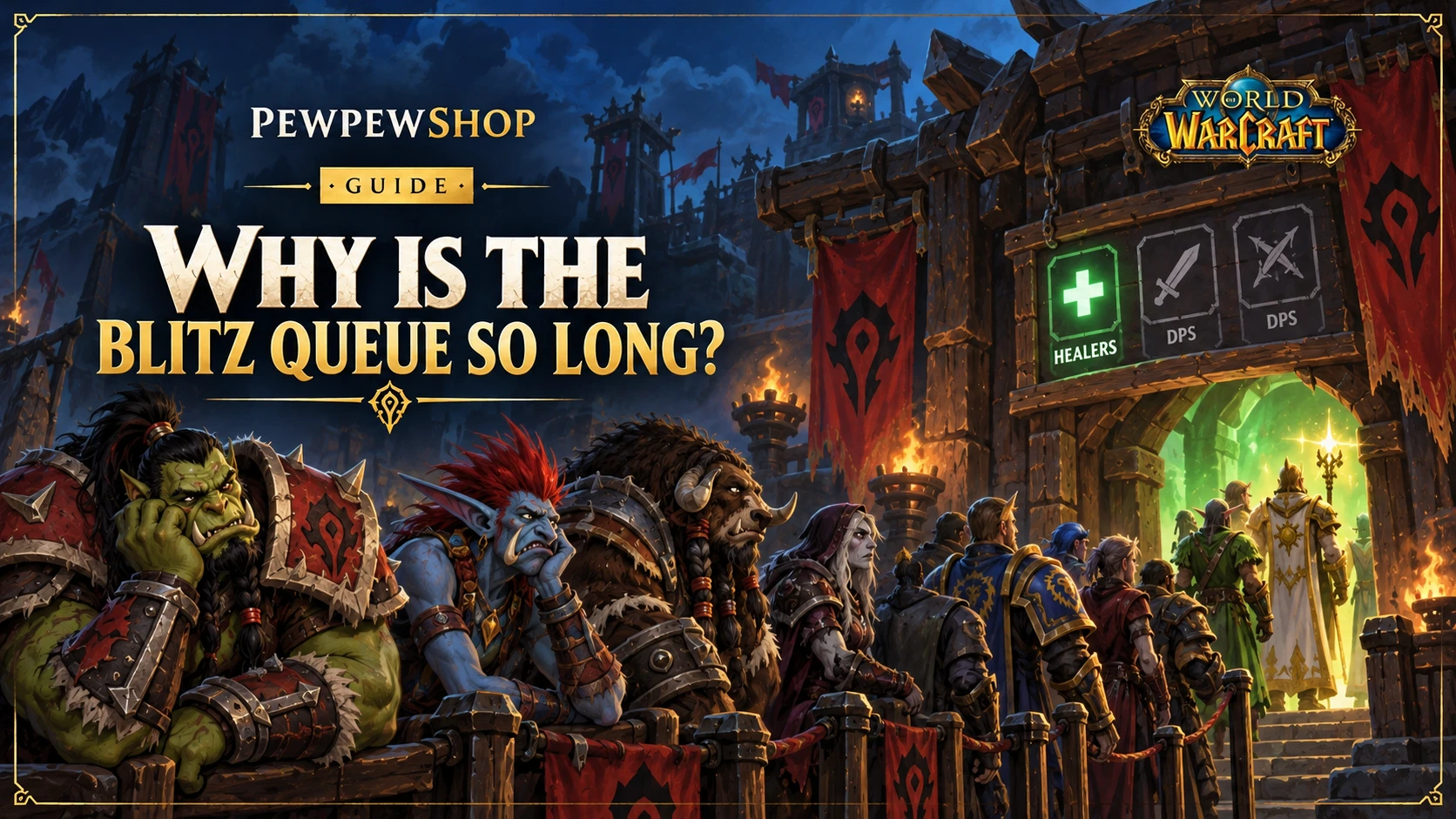 Why Is the Battleground Blitz Queue So Long? — PEWPEWSHOP boosting guide