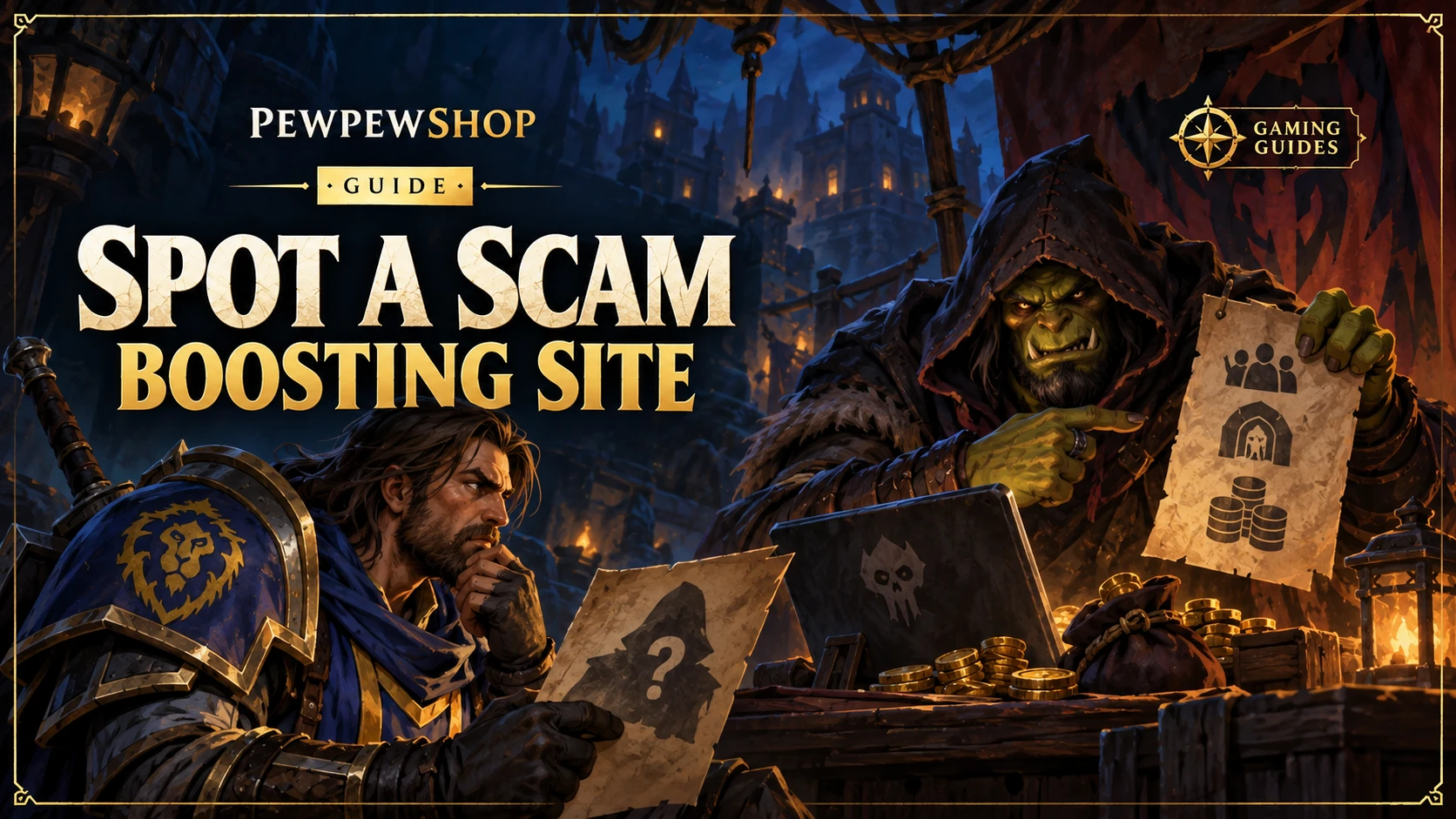 How to Spot a Scam Boosting Site Before You Pay (5-Minute Vet) — PEWPEWSHOP boosting guide