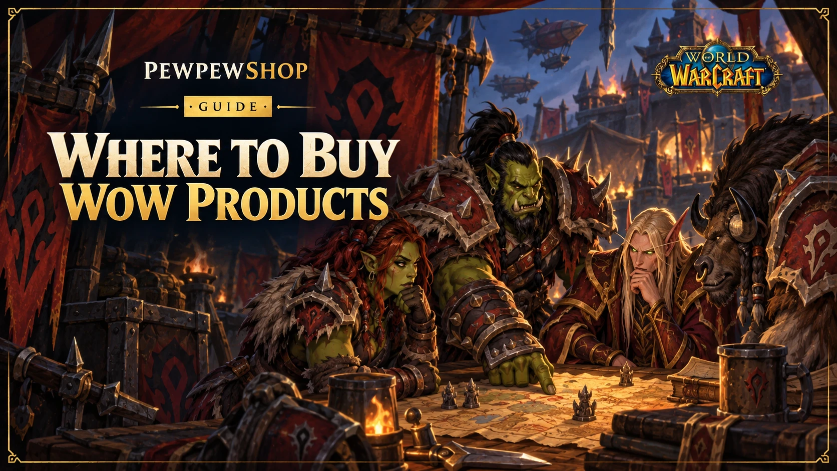 Where to Buy WoW Products (Gold, Boosts, Coaching) — PEWPEWSHOP boosting guide