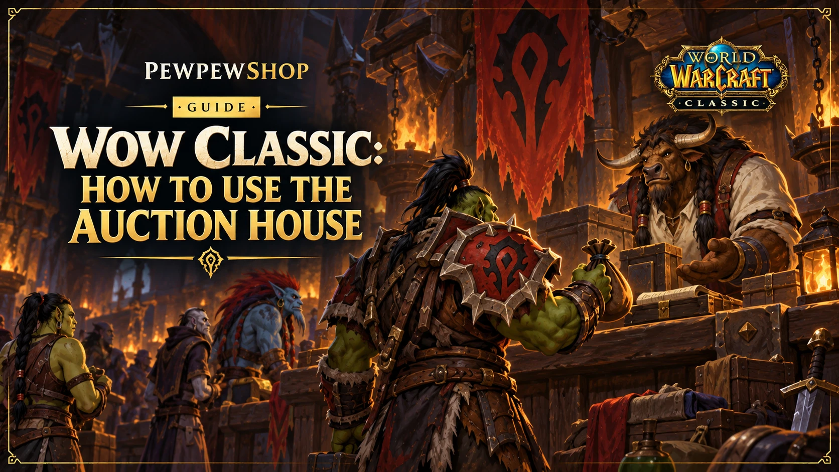 WoW Classic: How to Use the Auction House (Full Guide) — PEWPEWSHOP boosting guide