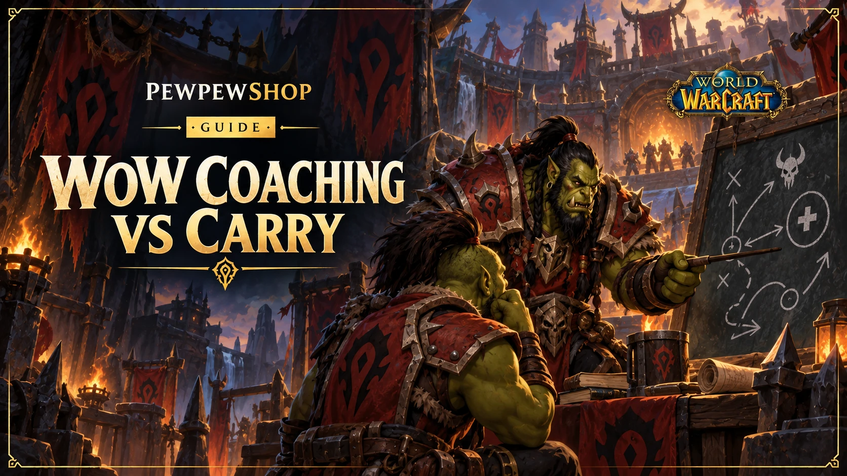 WoW Coaching vs Carry: When to Pay for Skill Instead of a Run — PEWPEWSHOP boosting guide