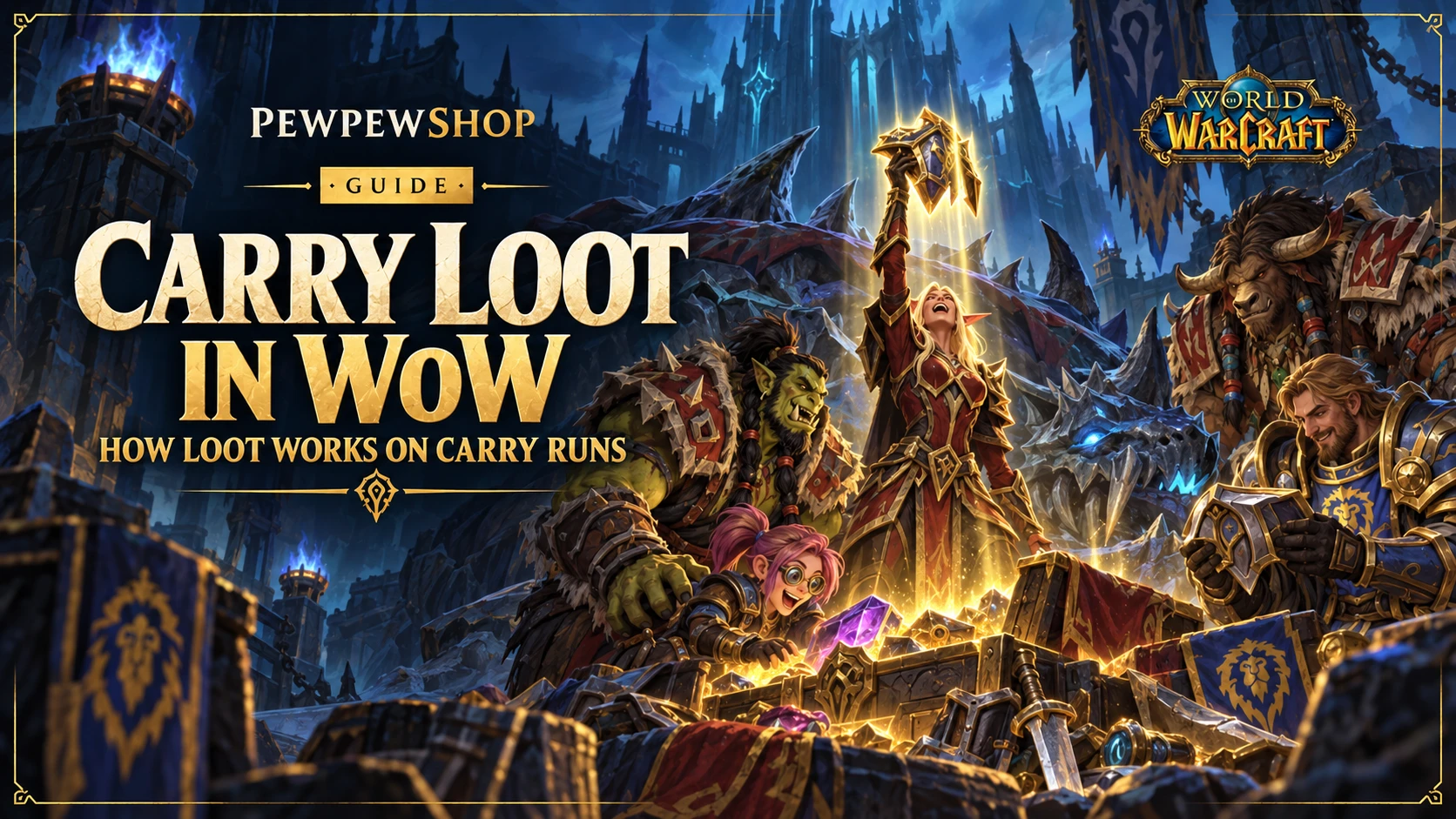 Carry Loot in WoW: How Loot Works on Carry Runs — PEWPEWSHOP boosting guide