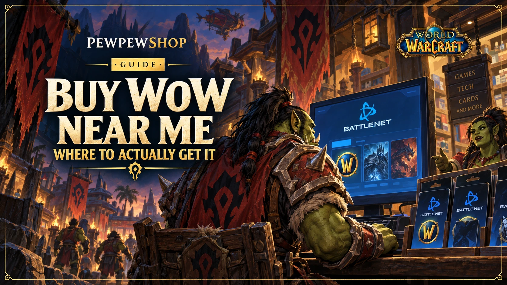 Buy WoW Near Me: Where to Actually Get It — PEWPEWSHOP boosting guide