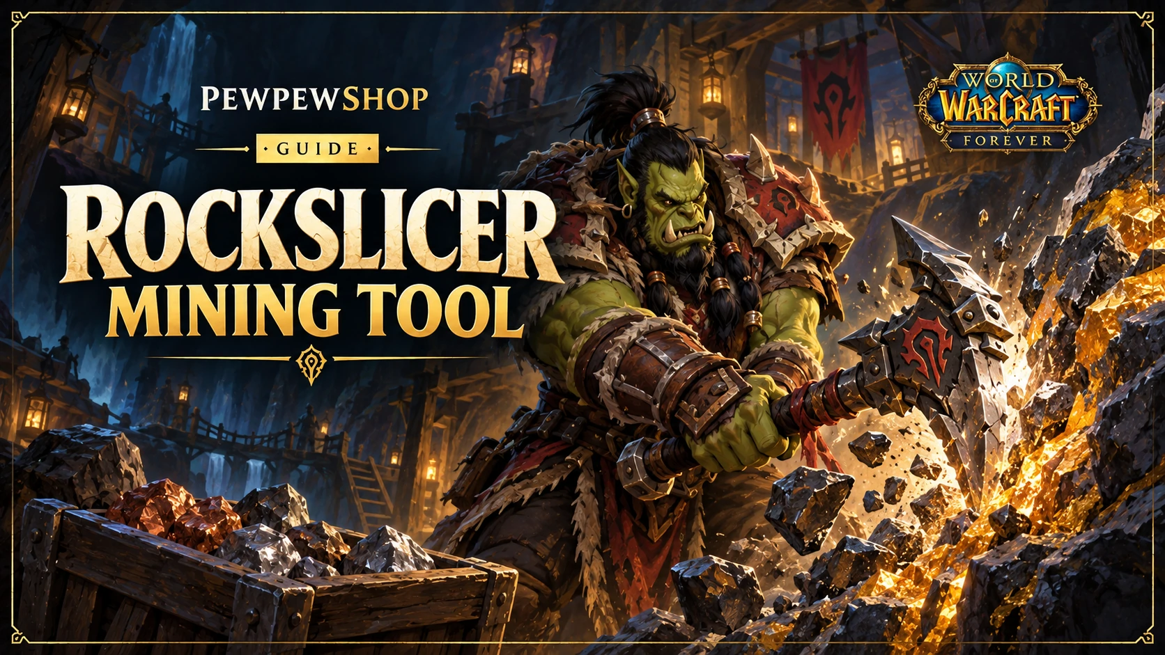 Rockslicer in WoW: Forever — Mine Without Mining (30 Charges) — PEWPEWSHOP boosting guide