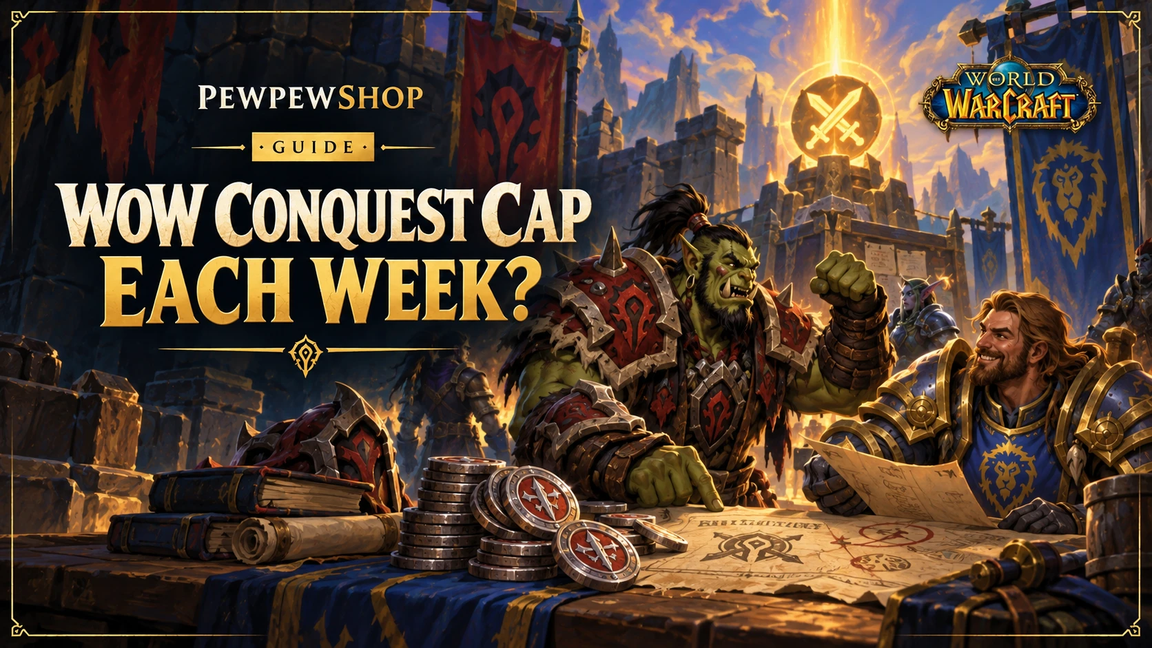 What Is the WoW Conquest Cap Each Week? — PEWPEWSHOP boosting guide