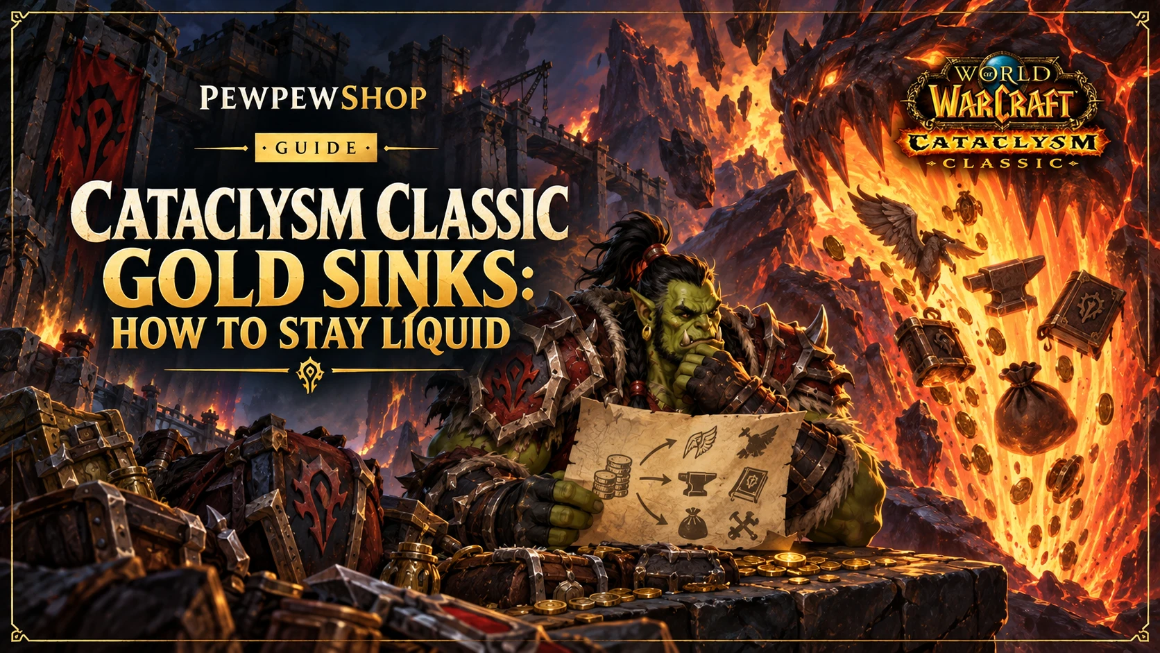 Cataclysm Classic Gold Sinks: How to Stay Liquid — PEWPEWSHOP boosting guide