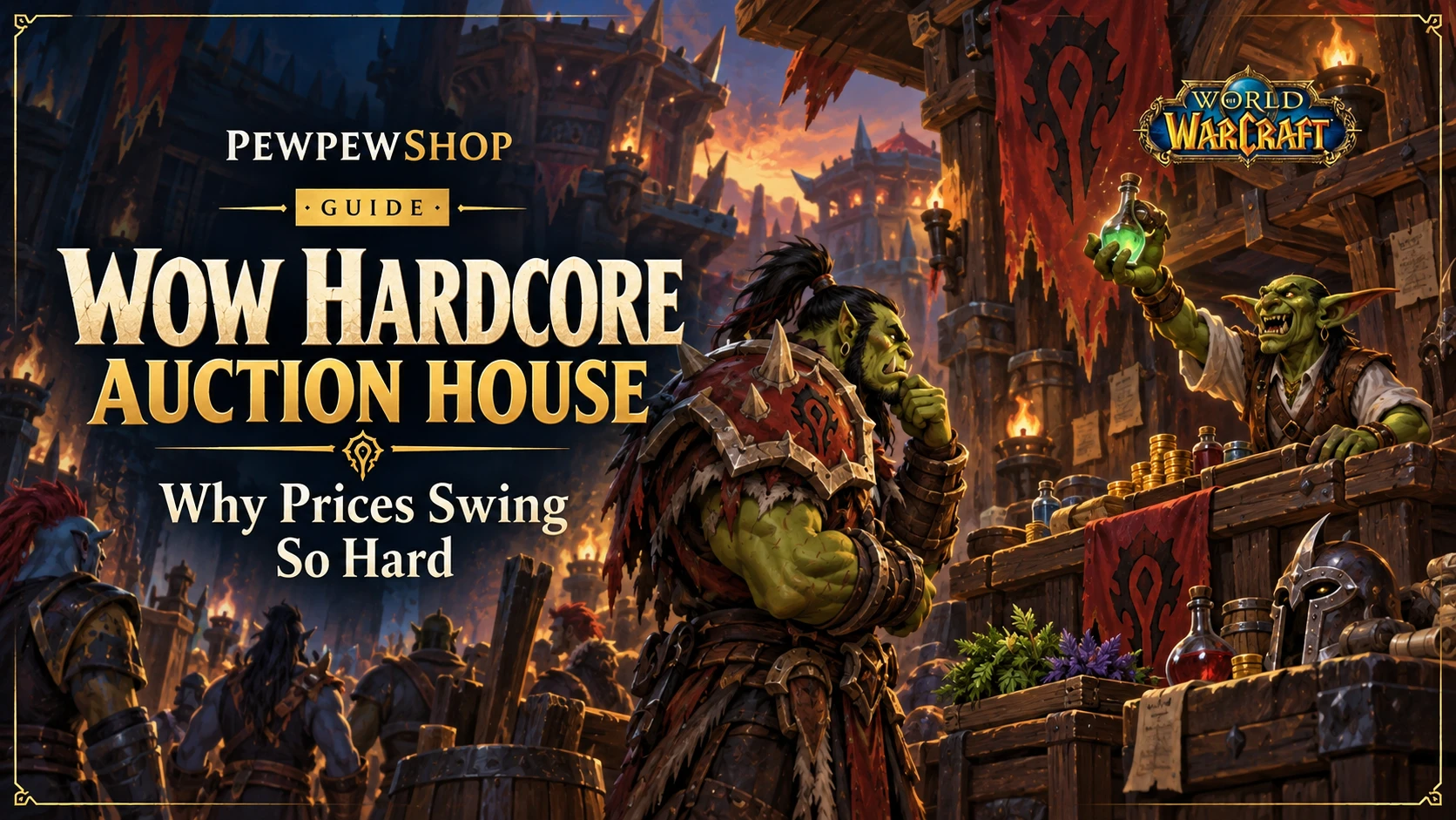 WoW Hardcore Auction House: Why Prices Swing So Hard on Soulseeker EU — PEWPEWSHOP boosting guide