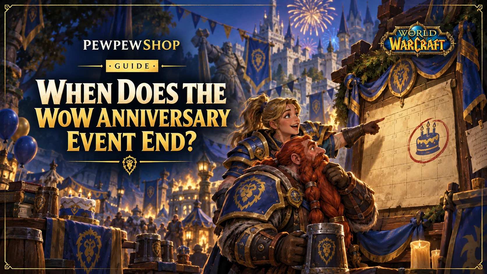 When Does the WoW Anniversary Event End? — PEWPEWSHOP boosting guide