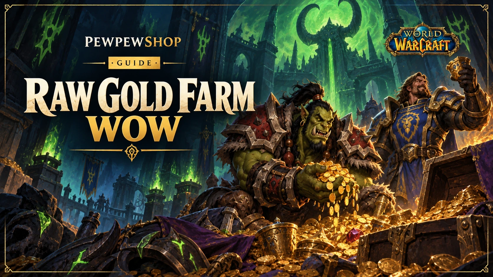 Raw Gold Farm WoW: The Best Raw Gold Farms Right Now — PEWPEWSHOP boosting guide