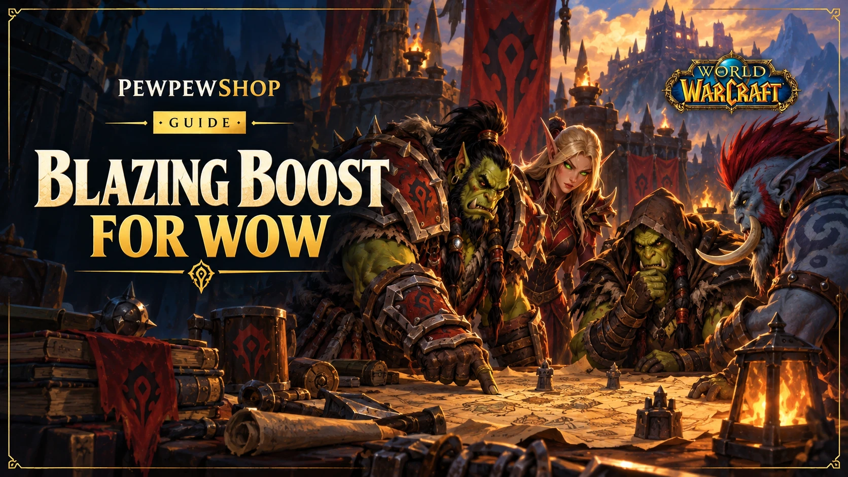 Blazing Boost WoW: How It Works & What It Costs — PEWPEWSHOP boosting guide