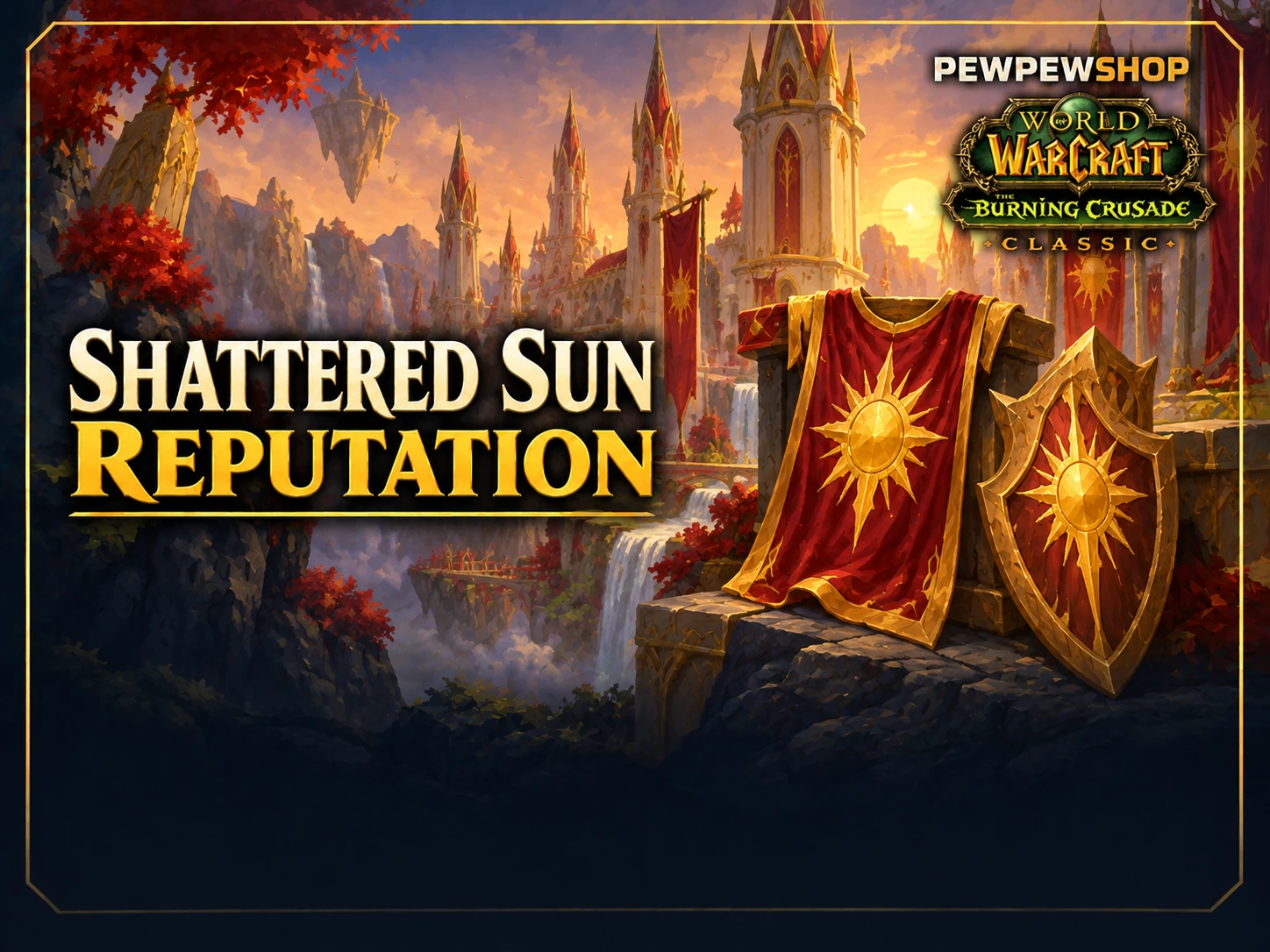Shattered Sun Offensive Reputation Boost — boost