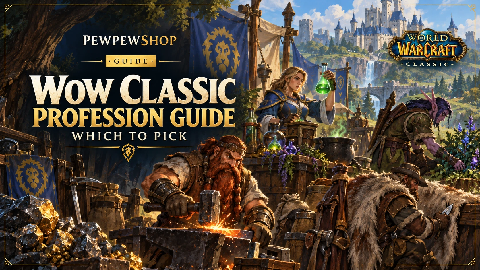 WoW Classic Profession Guide: Which to Pick — PEWPEWSHOP boosting guide