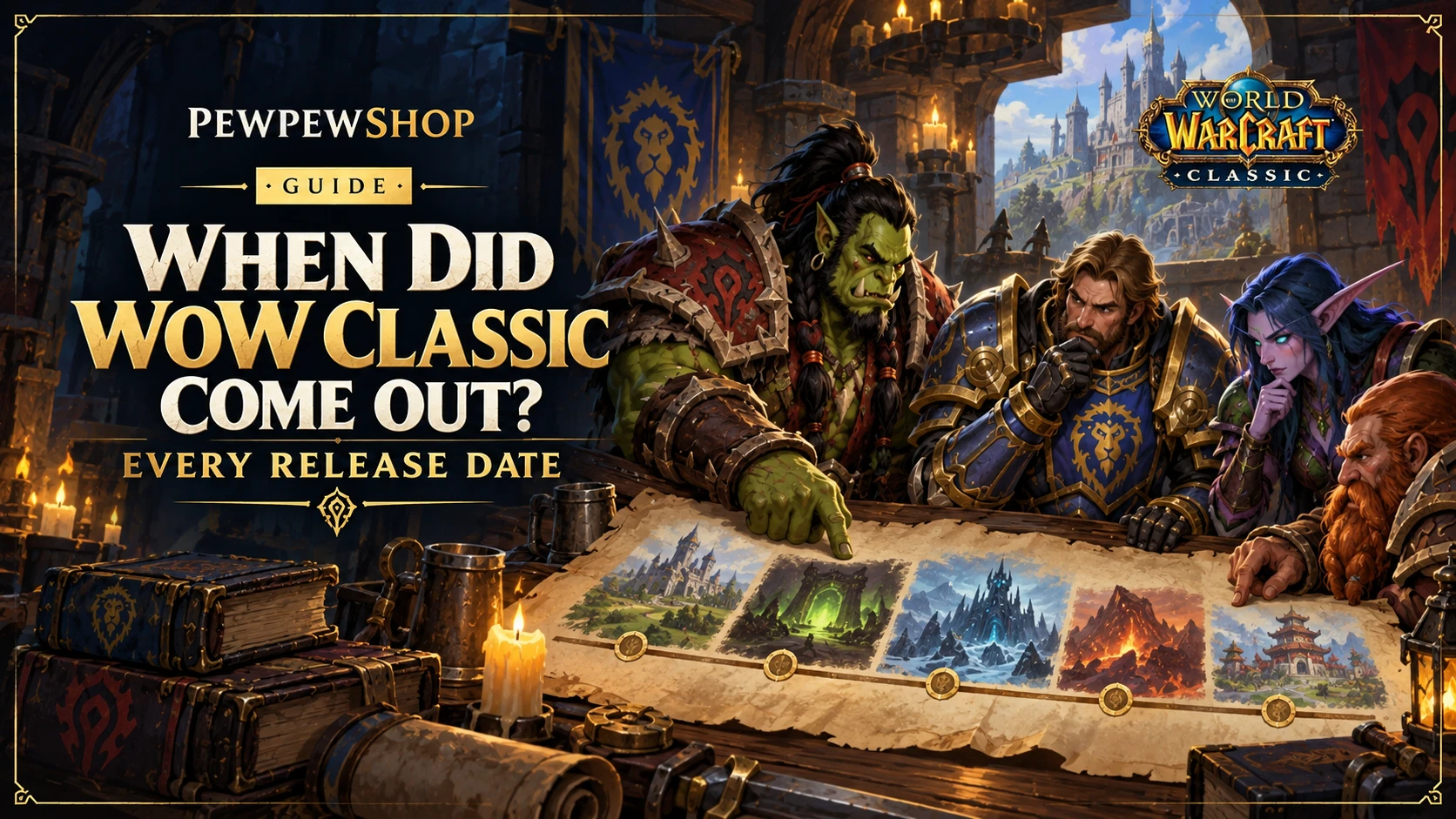 When Did WoW Classic Come Out? Every Release Date — PEWPEWSHOP boosting guide