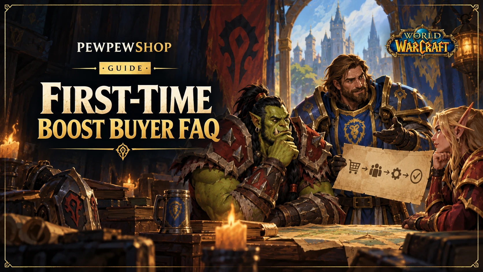 First-Time Boost Buyer FAQ: What Actually Happens From Checkout to Completion — PEWPEWSHOP boosting guide