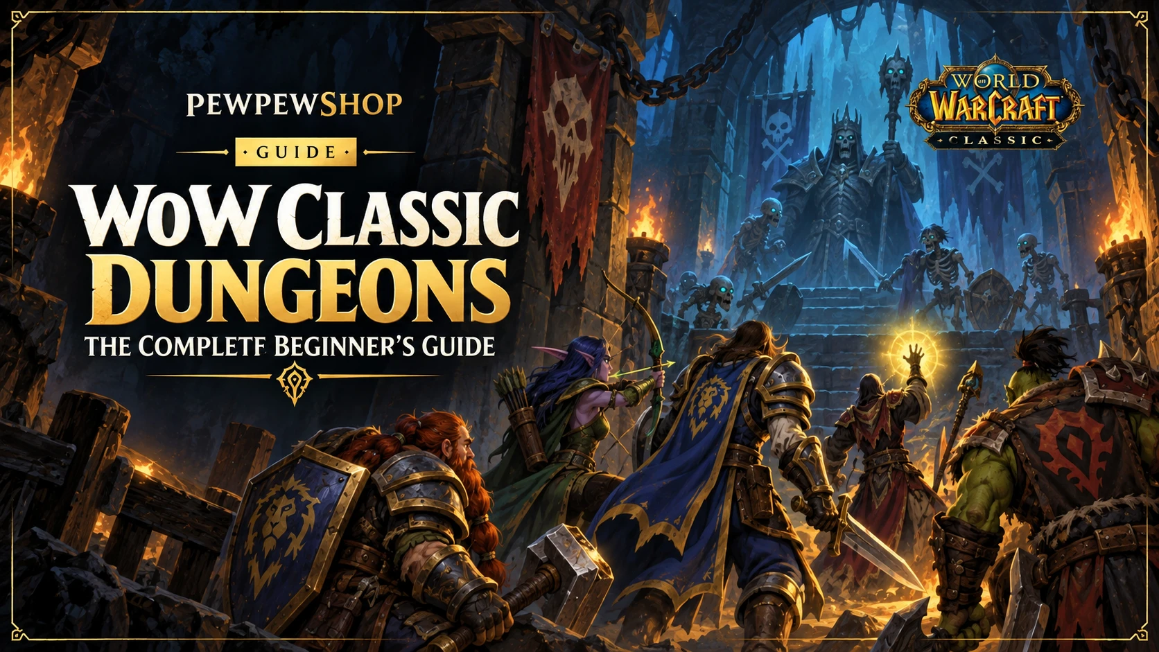 WoW Classic Dungeons: The Complete Beginner's Guide — PEWPEWSHOP boosting guide