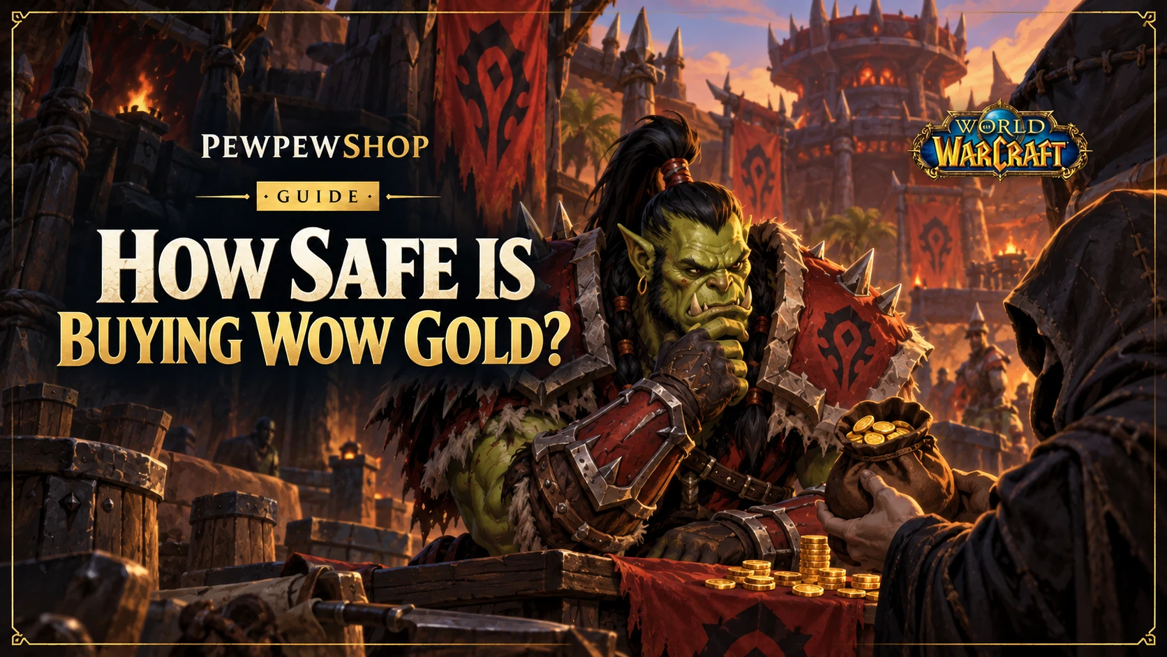 How Safe Is Buying WoW Gold? A Ban-Risk Reality Check — PEWPEWSHOP boosting guide