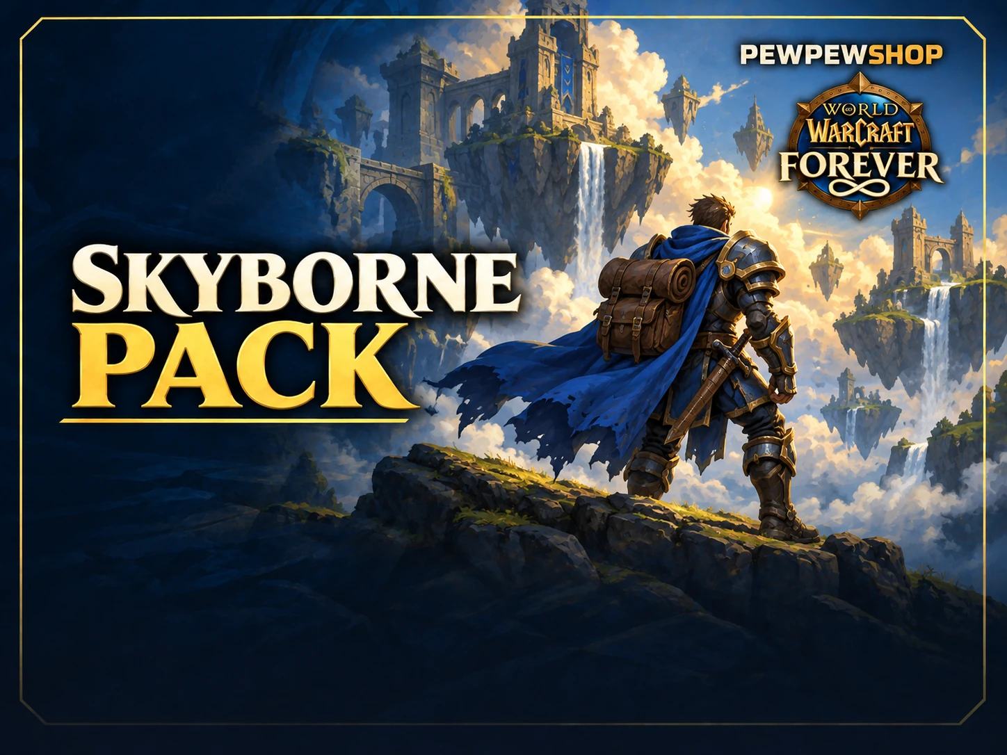 Skyborne Pack: Zephras Isle + Leveling to 60 — boost