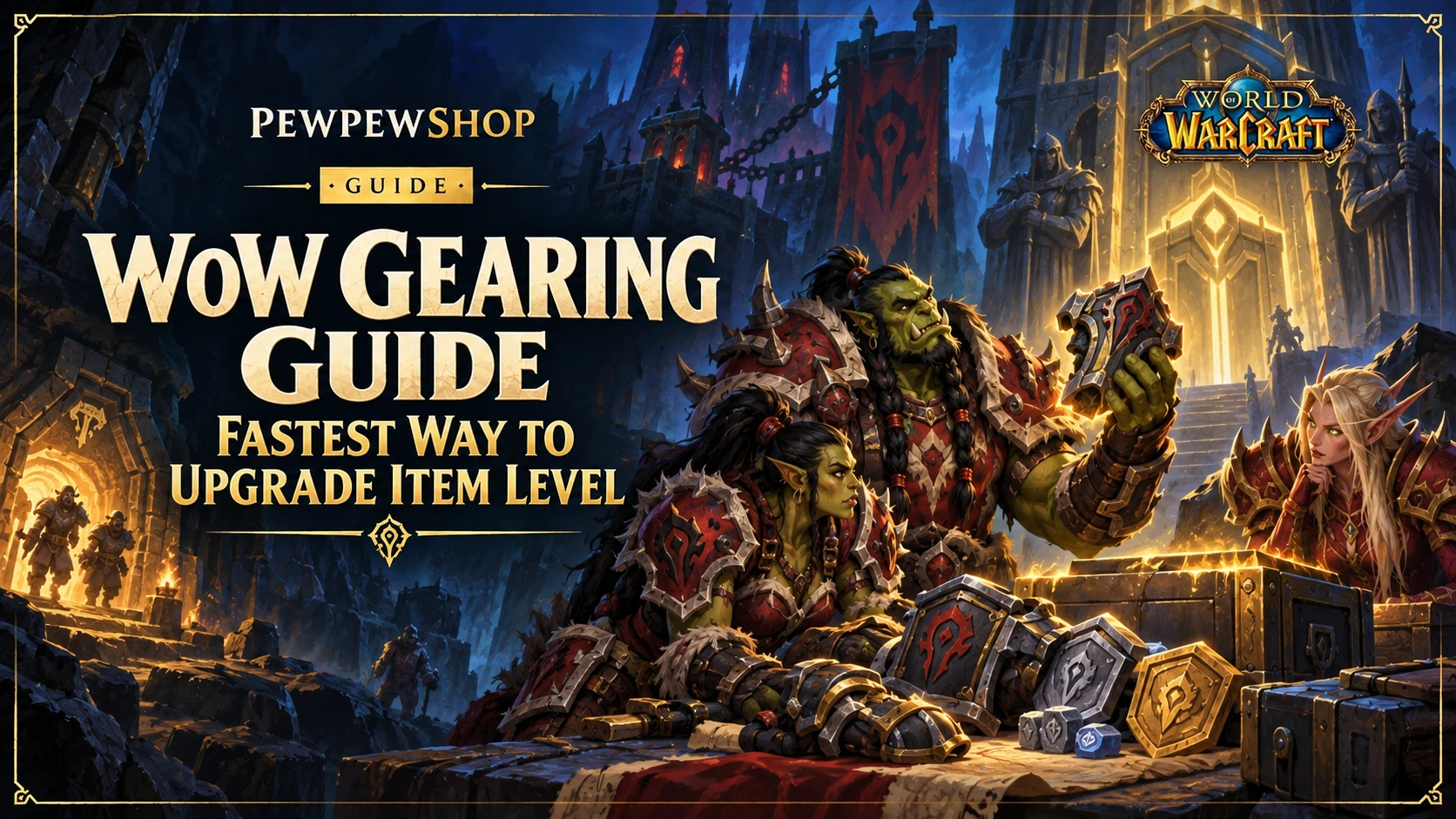 WoW Gearing Guide: Fastest Way to Upgrade Item Level — PEWPEWSHOP boosting guide