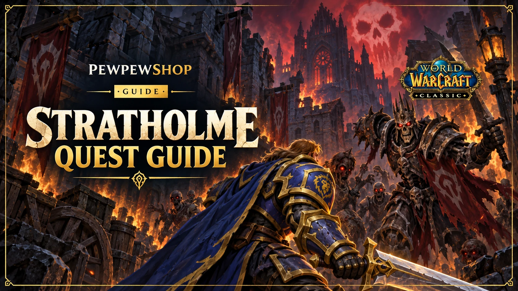Stratholme Quests in WoW Classic: Full List, Givers and Levels — PEWPEWSHOP boosting guide