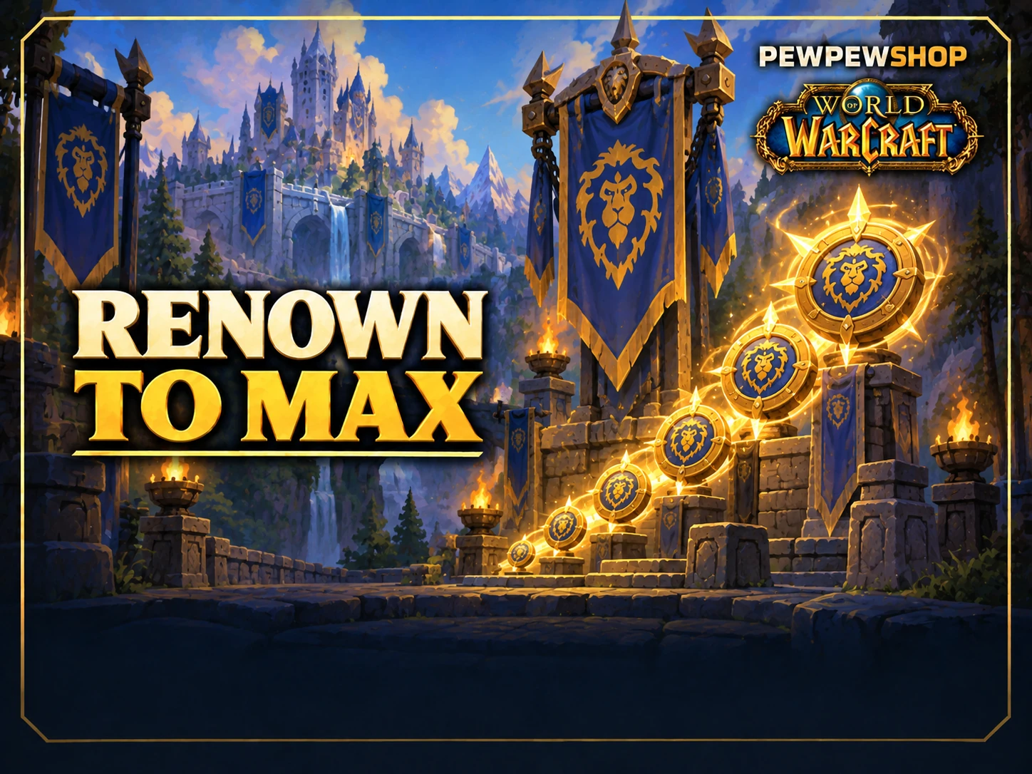 Renown Track to Max — boost