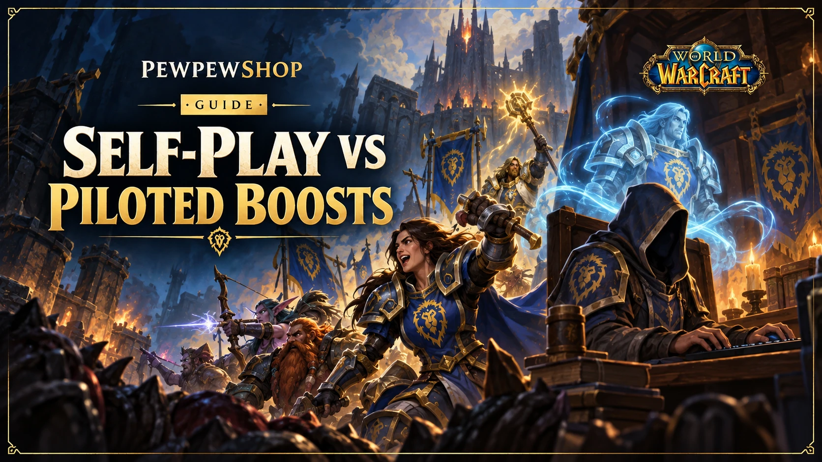 Self-Play vs Piloted WoW Boosts: Which Service Should You Pick? — PEWPEWSHOP boosting guide