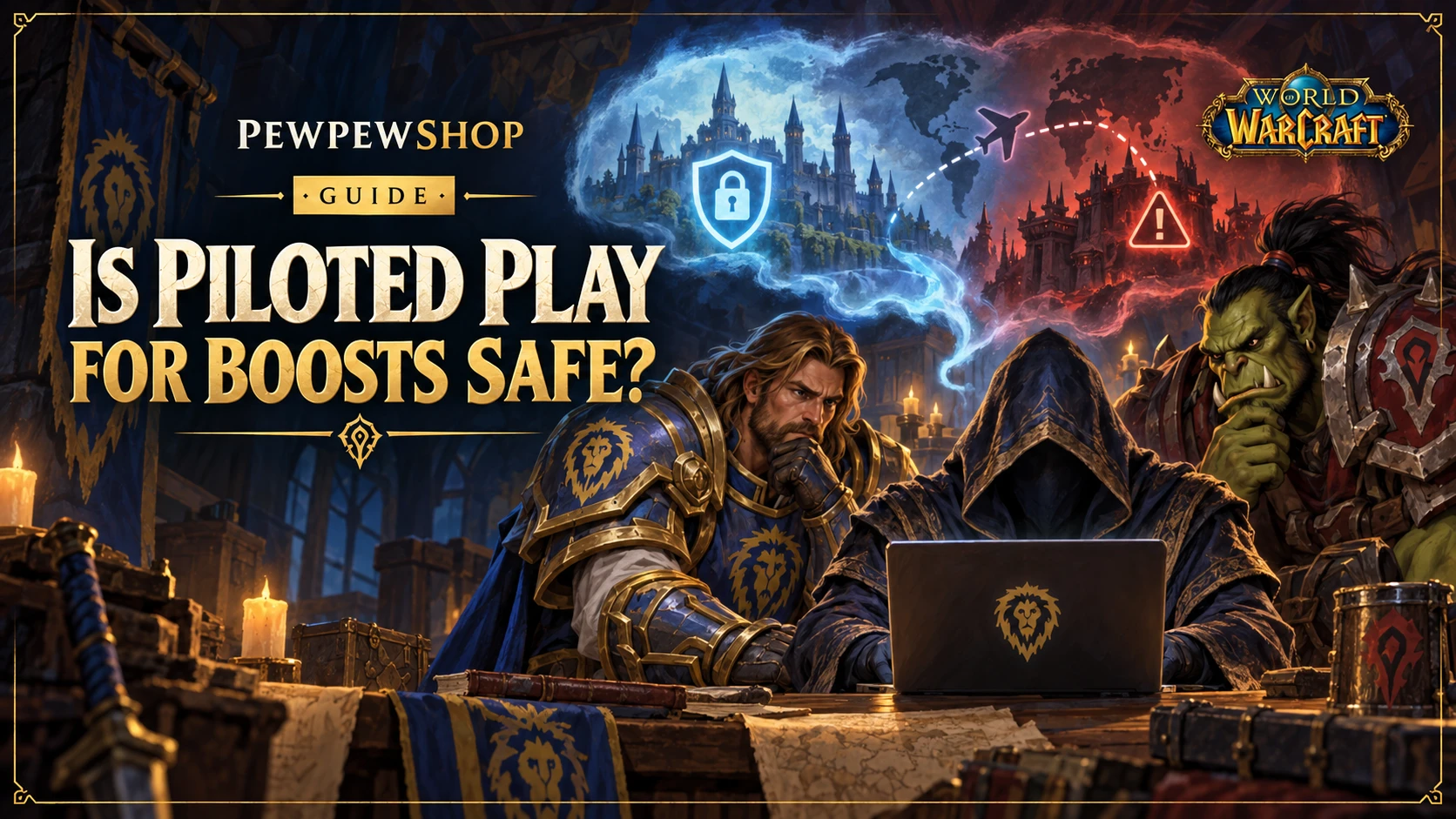Is WoW Account Sharing for Boosts Safe in 2026? A Risk Breakdown — PEWPEWSHOP boosting guide