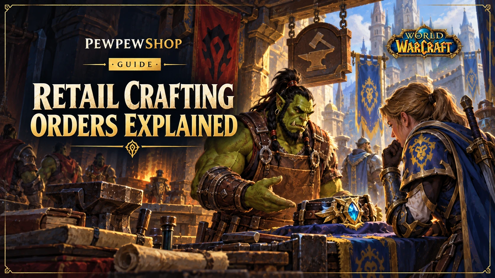 Retail Crafting Orders Explained: Getting Embellished Gear Without the Scam — PEWPEWSHOP boosting guide