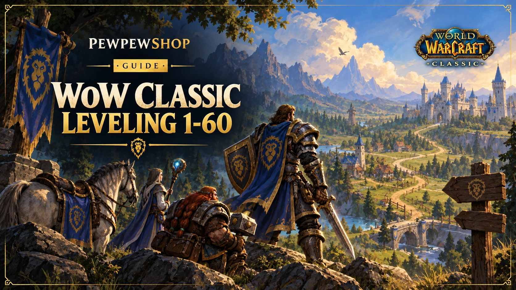 WoW Classic Leveling 1-60: A Route That Respects Your Time — PEWPEWSHOP boosting guide