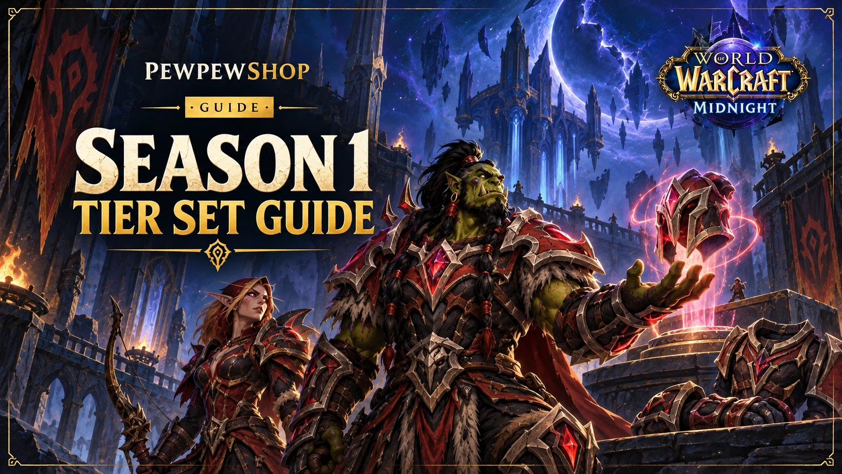 WoW Midnight Patch 12.0.7 Season 1 Tier Set Guide: Which Slots to Chase — PEWPEWSHOP boosting guide