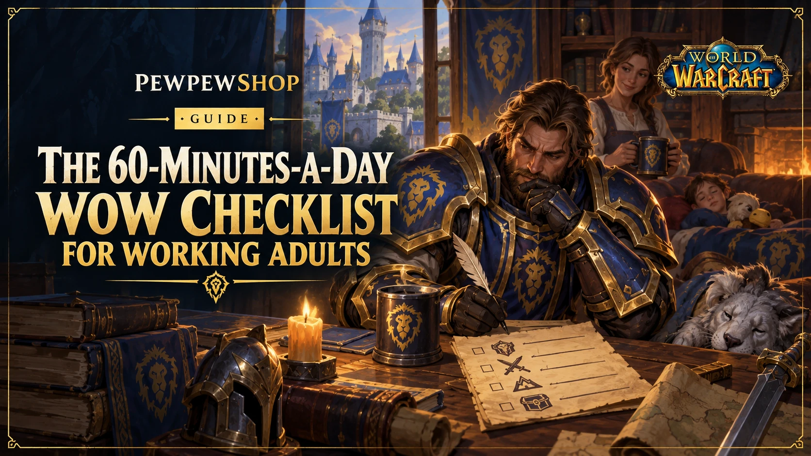The 60-Minutes-a-Day WoW Checklist for Working Adults — PEWPEWSHOP boosting guide
