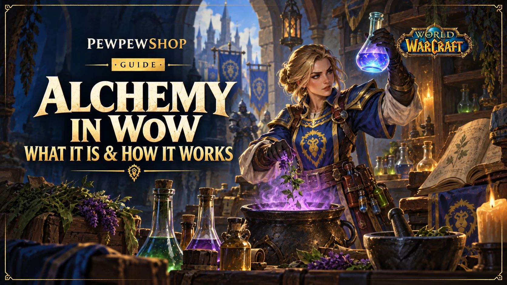 Alchemy in WoW: What It Is & How It Works — PEWPEWSHOP boosting guide