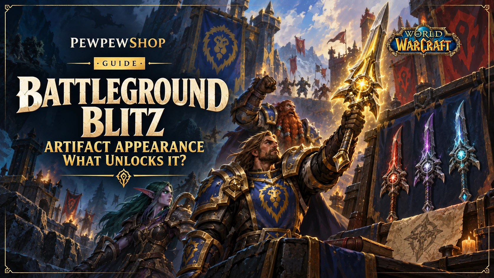 Battleground Blitz Artifact Appearance: What Unlocks It? — PEWPEWSHOP boosting guide