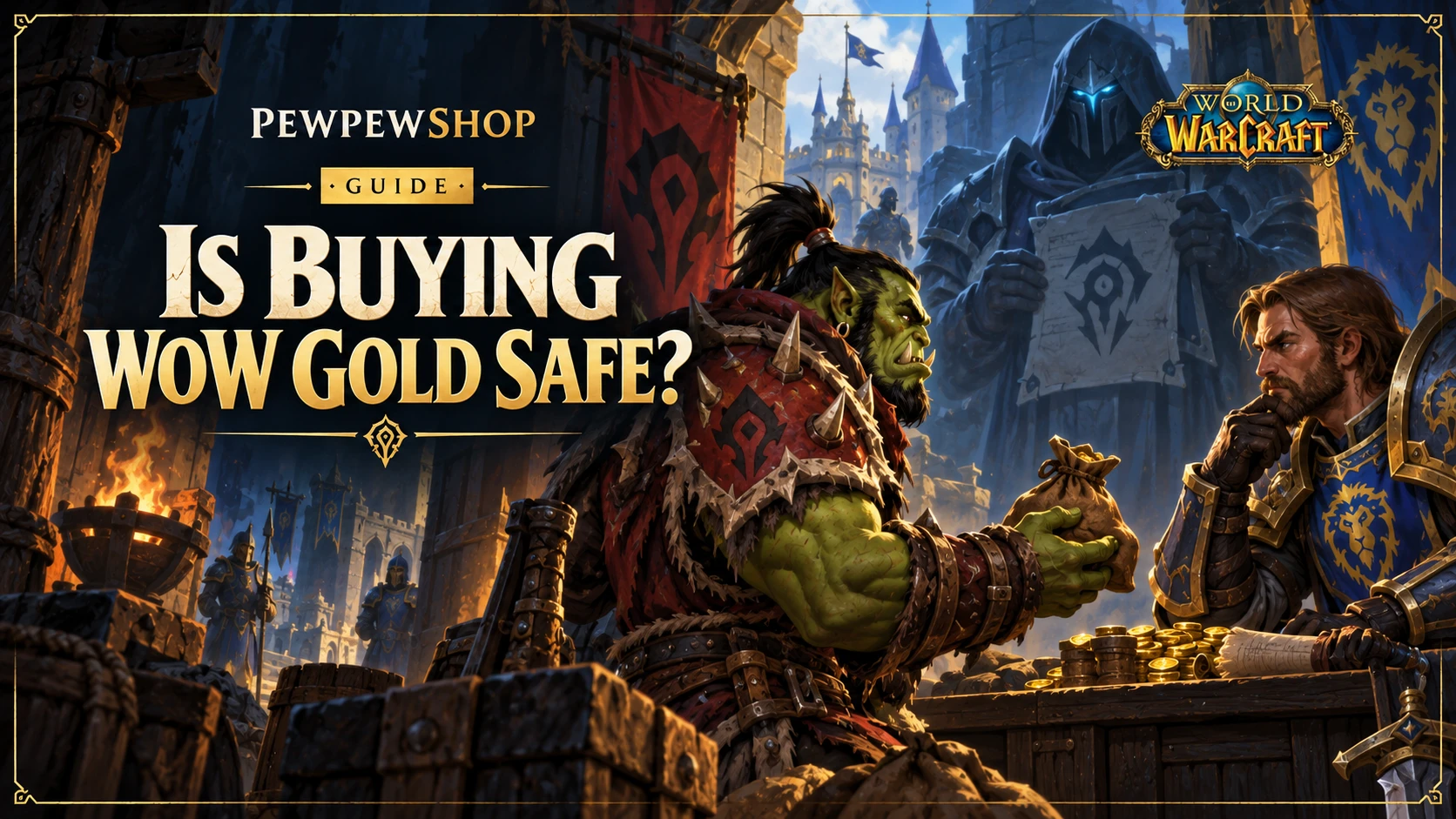 Is Buying WoW Gold Safe in 2026? What Actually Triggers a Ban (and What Doesn't) — PEWPEWSHOP boosting guide