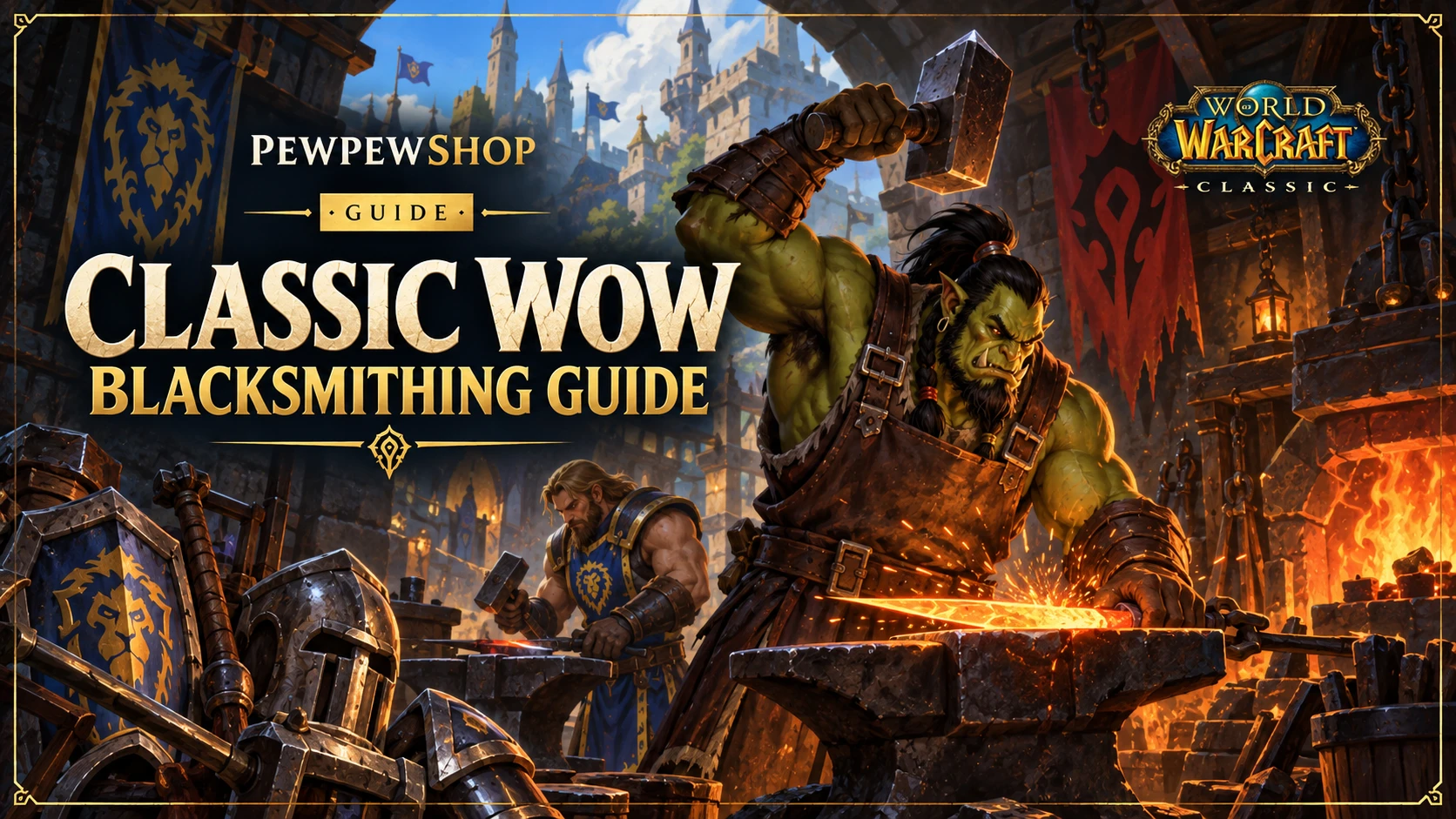 Classic WoW Blacksmithing Leveling Guide 1-300