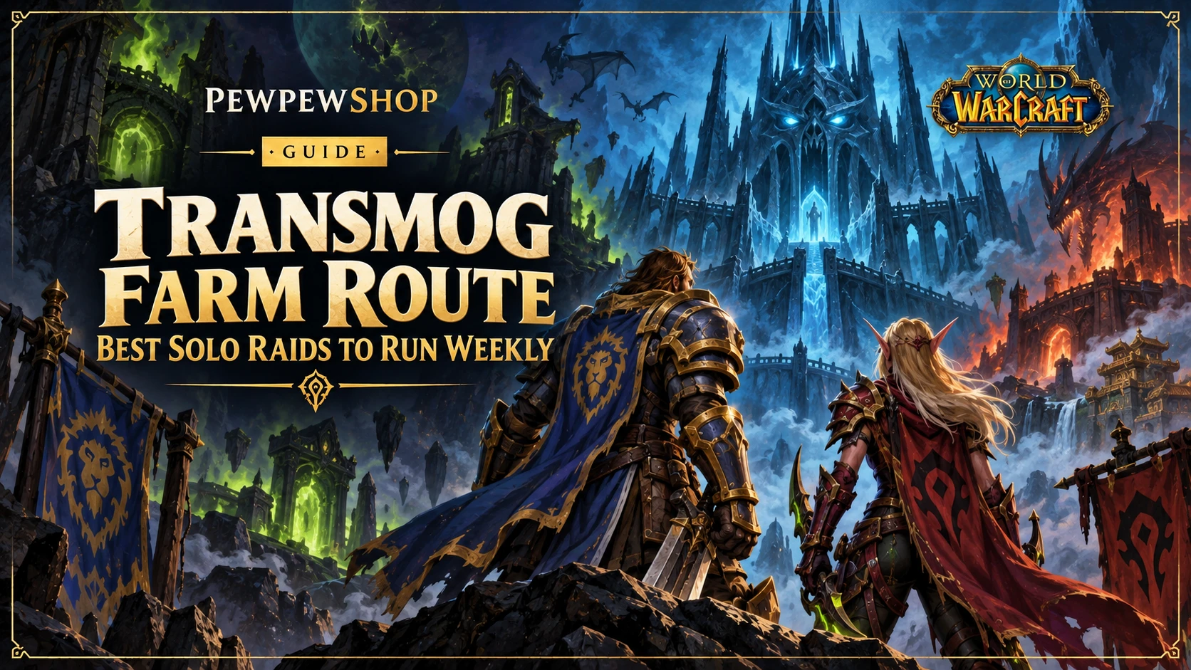 WoW Transmog Farm Route: Best Solo Raids to Run Weekly — PEWPEWSHOP boosting guide