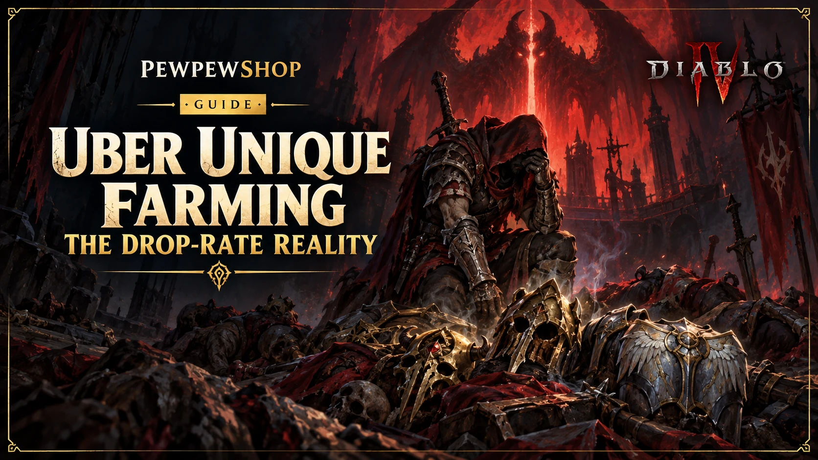 Diablo 4 Uber Unique Farming: The Drop-Rate Reality — PEWPEWSHOP boosting guide
