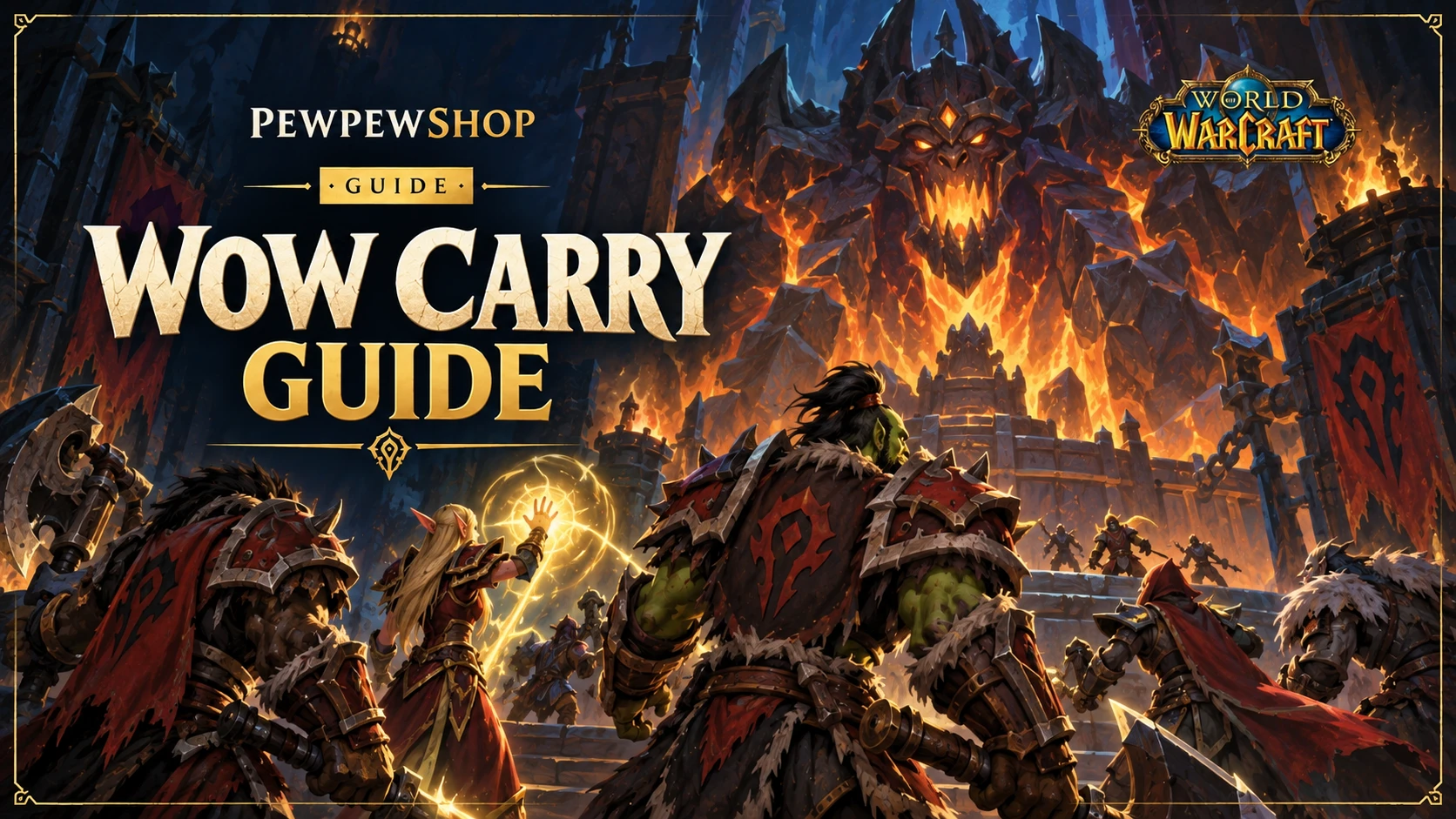 Carry en WoW: qué es y cómo funciona — PEWPEWSHOP boosting guide