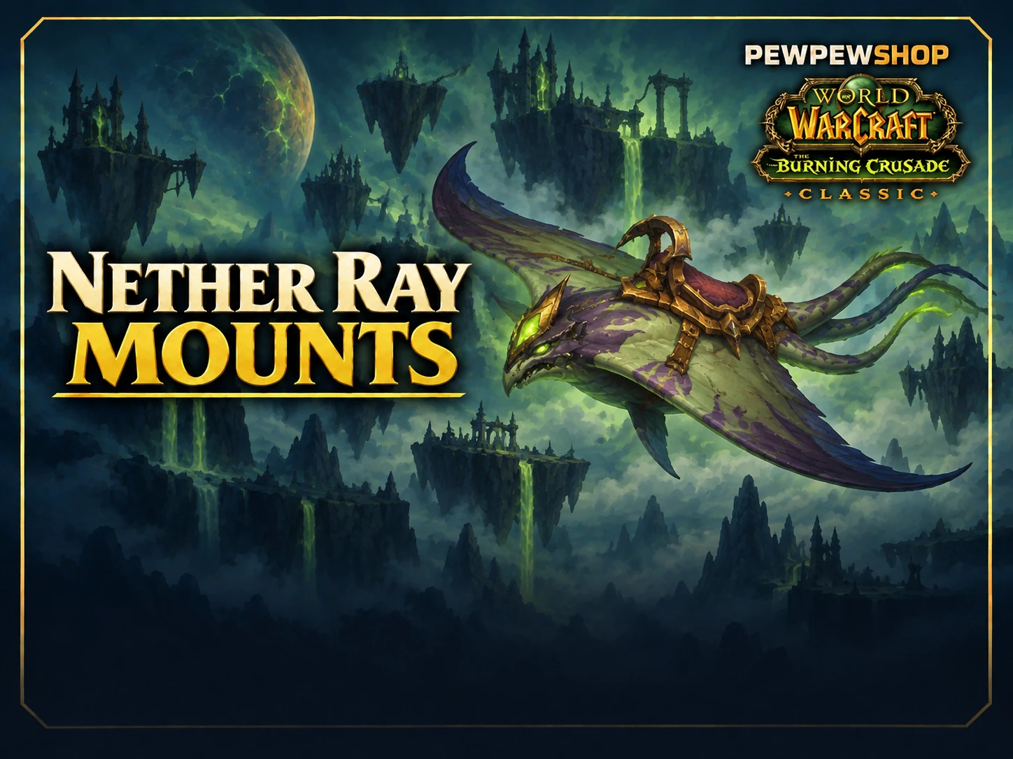 Nether Ray Mounts Collection — boost