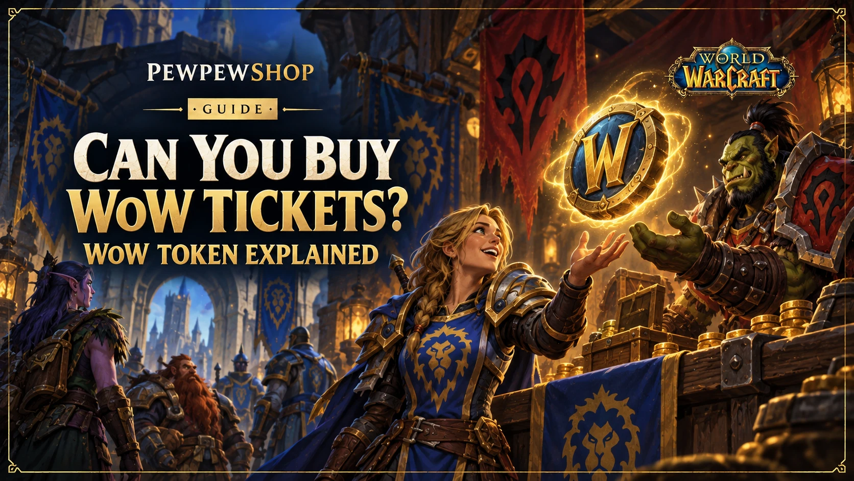 Can You Buy WoW Tickets? WoW Token Explained — PEWPEWSHOP boosting guide