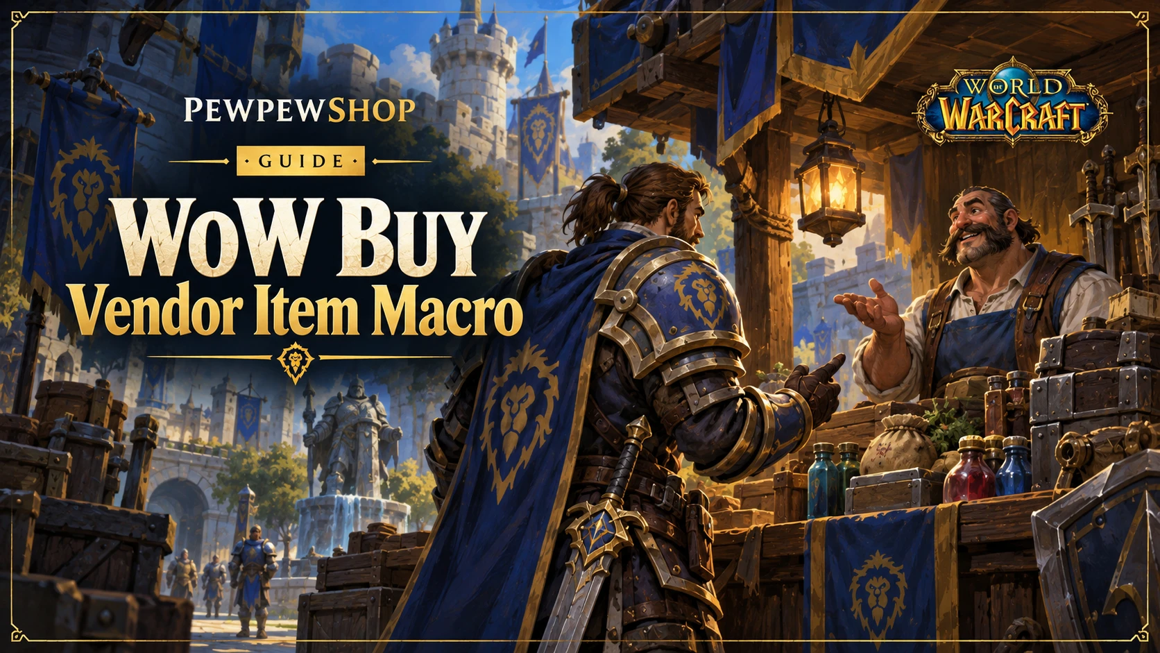 WoW Buy Vendor Item Macro: The Working Command — PEWPEWSHOP boosting guide