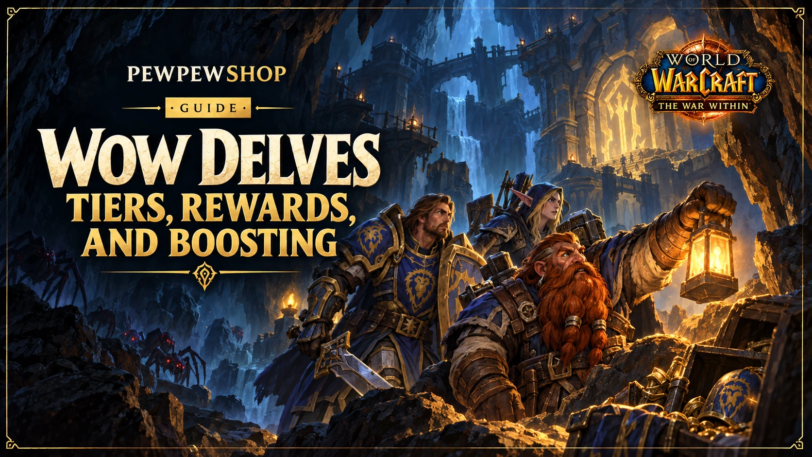 WoW Delves guide: tiers, rewards, and how boosting fits in The War Within — PEWPEWSHOP boosting guide