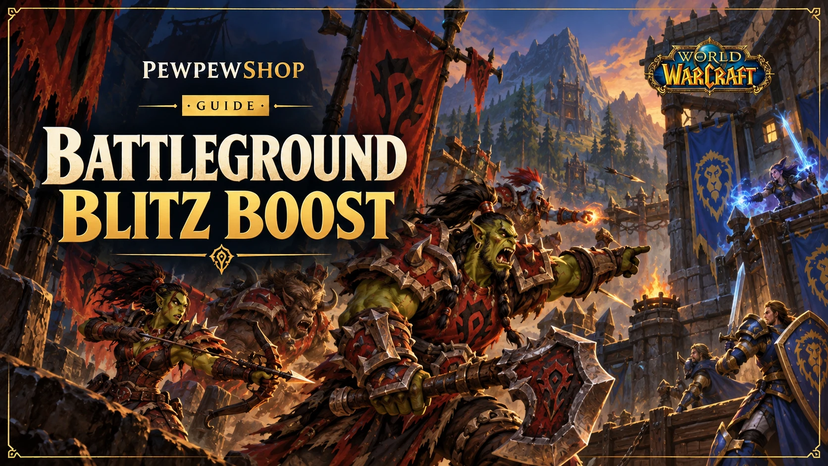 Battleground Blitz Boost: How It Works & What You Get — PEWPEWSHOP boosting guide