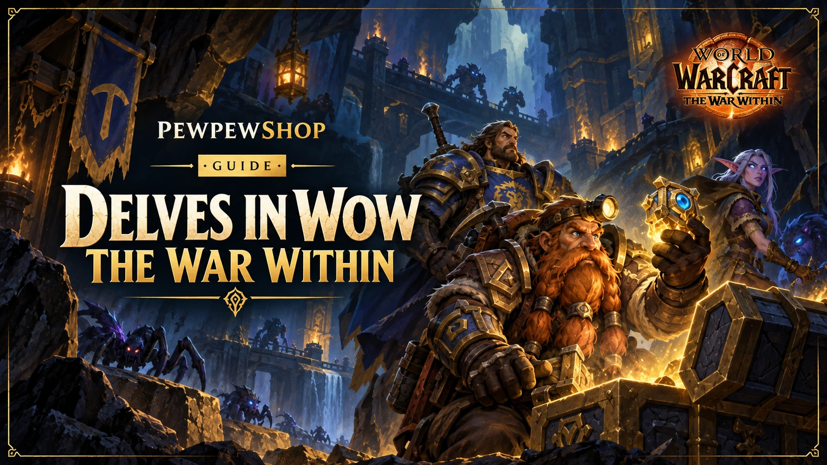 Delves in WoW: The War Within – What They Are and How They Work — PEWPEWSHOP boosting guide